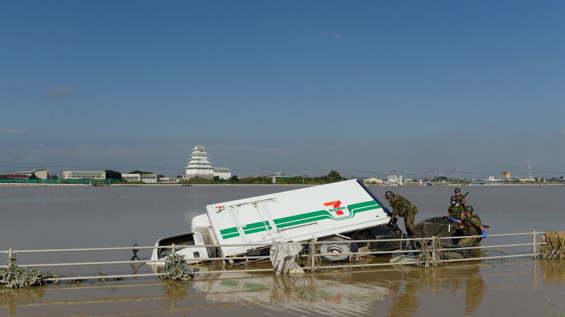 Inundatii in Japonia - GETTY