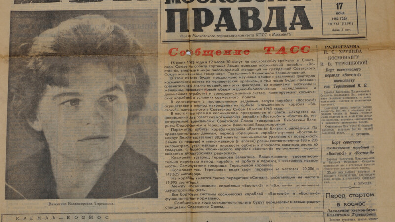 Valentina Tereskova in Pravda