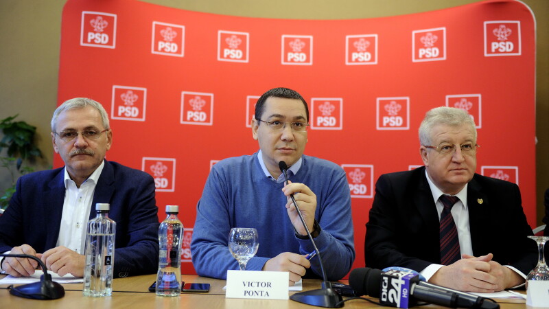 Liviu Dragnea, Victor Ponta, Daniel Savu - AGERPRES