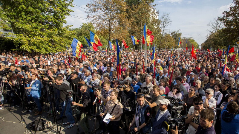 Proteste la Chisinau - AGERPRES
