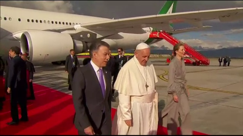 Papa Francisc în Columbia