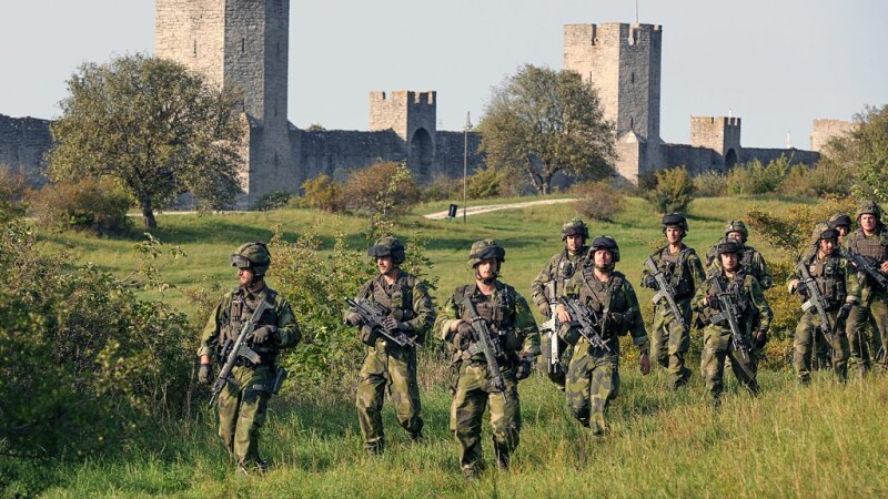 exerciţiu militar suedez în Gotland
