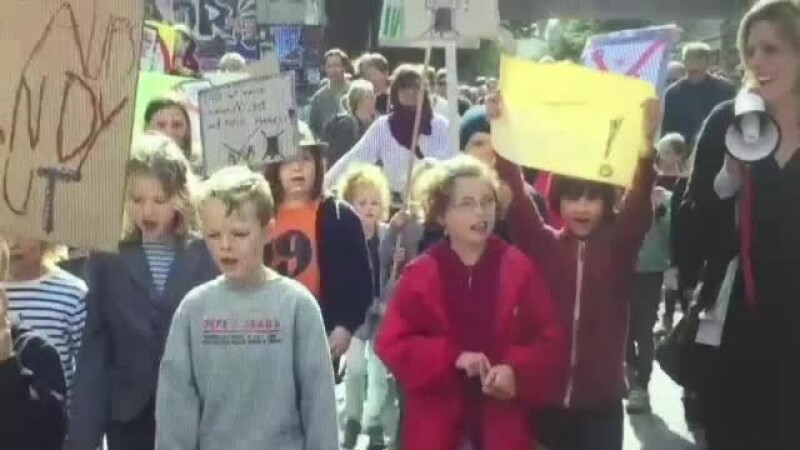 Protest al copiilor, în Germania