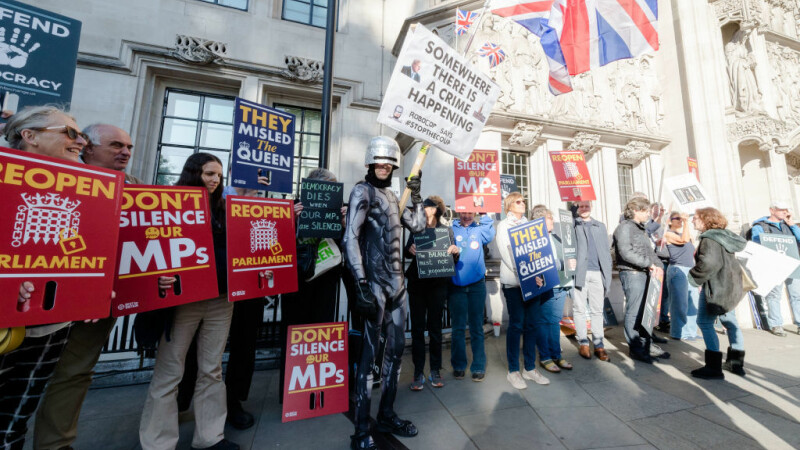 Brexit. Protest în fața Curții Supreme din UK - 2
