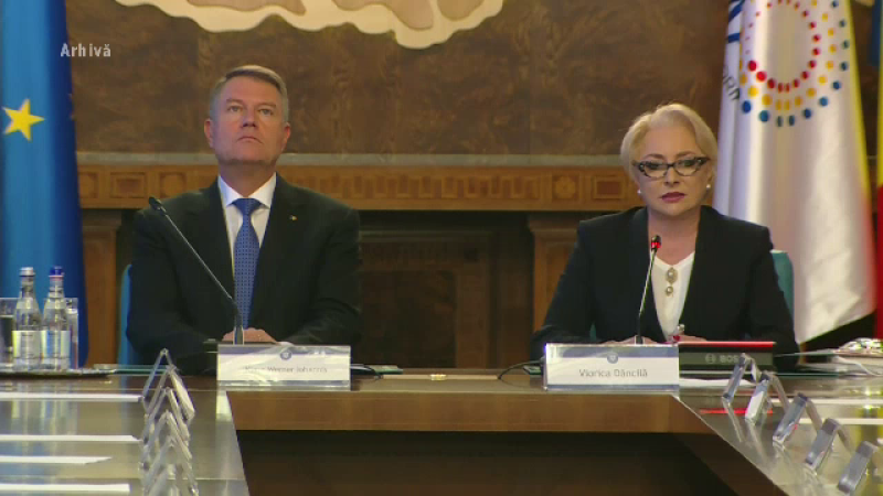 viorica dancila, klaus iohannis