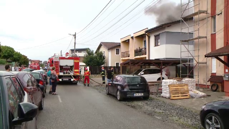 O vilă cu apartamente din Timiș, lovită de fulger. Mărturiile terifiante ale locatarilor