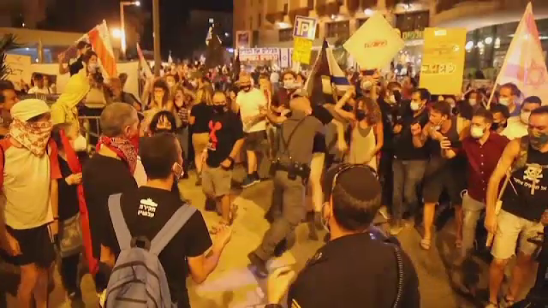 Proteste masive în Israel, după ce Guvernul a impus carantină la nivel național