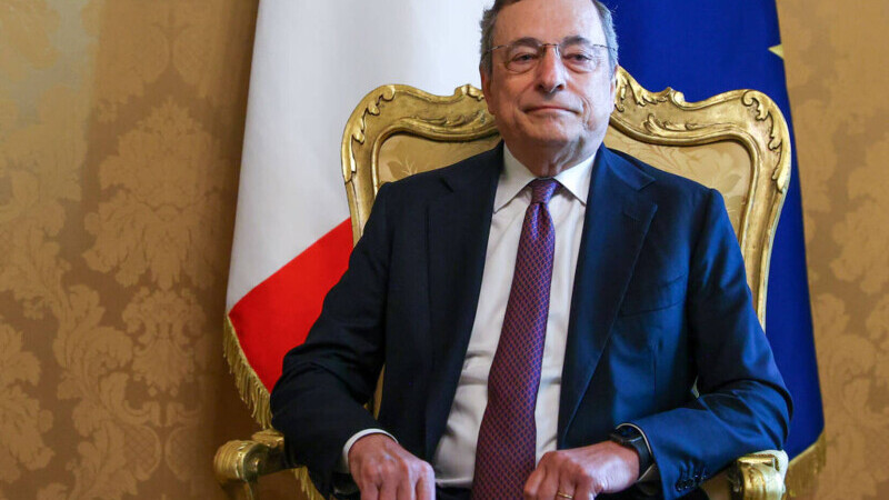 premier italian Mario Draghi