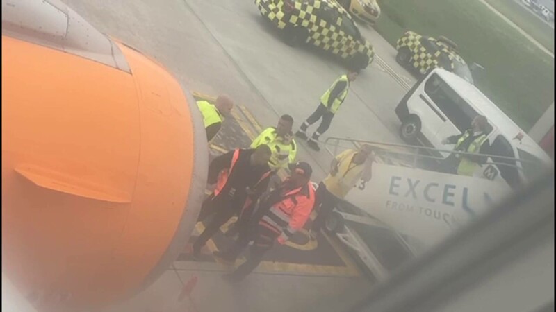 Un avion a revenit de urgență pe aeroportul din Cluj, după ce un porumbel a intrat într-un motor