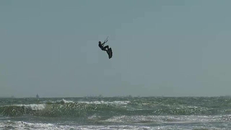 kitesurfing