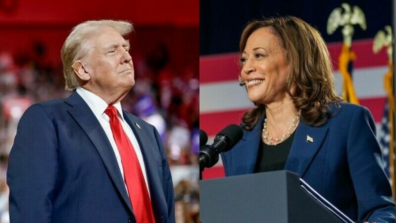 Donald Trump și Kamala Harris