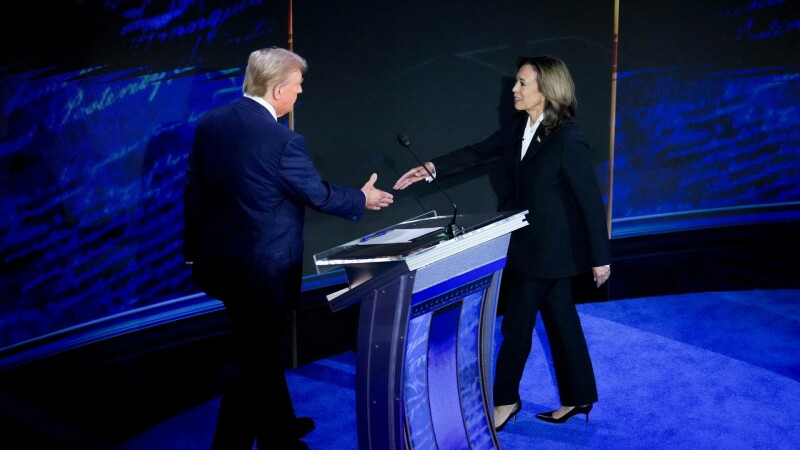 Kamala Harris, Donald Trump