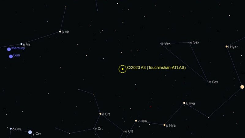 Cometa C/2023 A3 devine vizibilă cu ochiul liber în octombrie. De ce ajuns să fie considerată „cometa anului 2024”