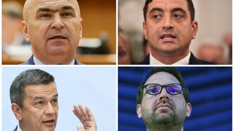Ilie Bolojan, Sorin Grindeanu, George Simion, Dominic Fritz