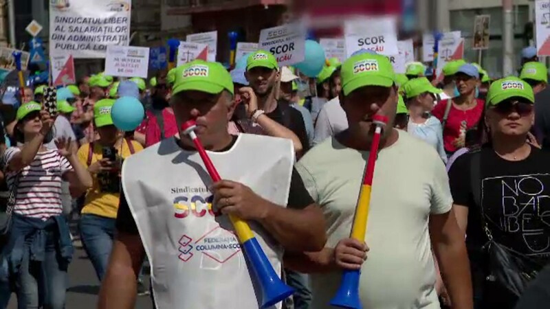 Protest bugetari administratia publica