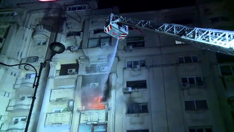incendiu București