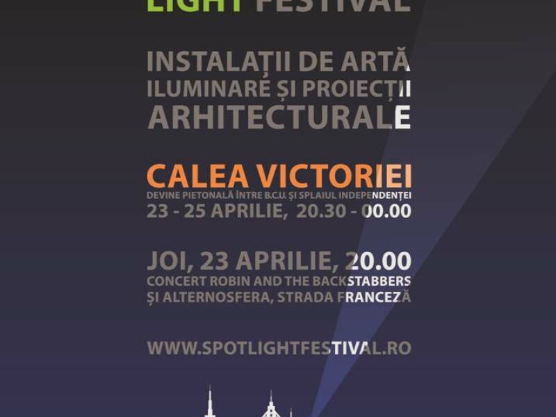 Spotlight - Festivalul International al Luminii - Calea Victoriei