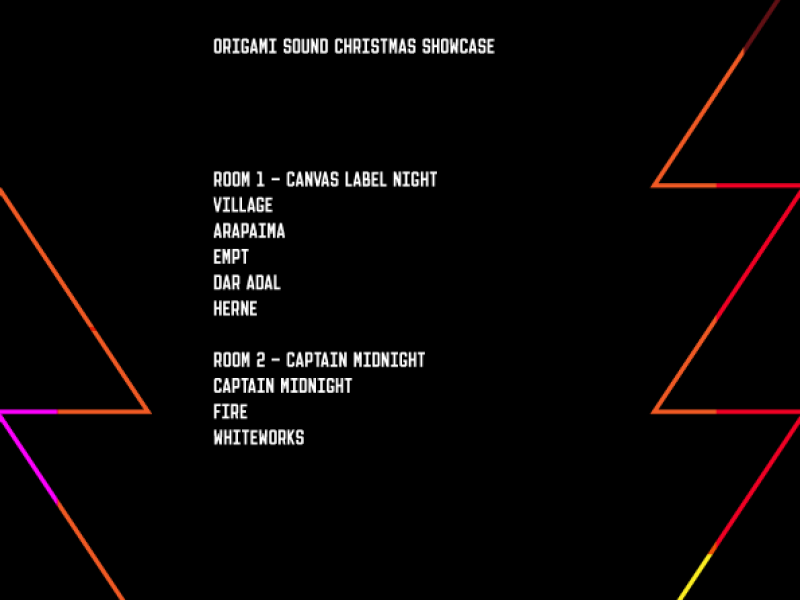 Origami Sound Christmas Showcase - Control