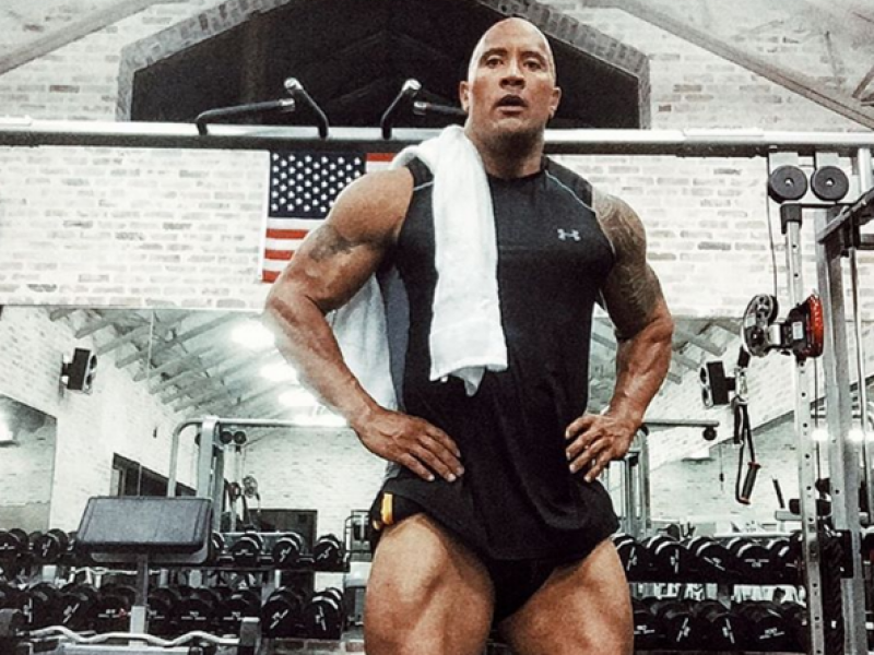 The Rock nu sare niciodata peste ziua de picioare: