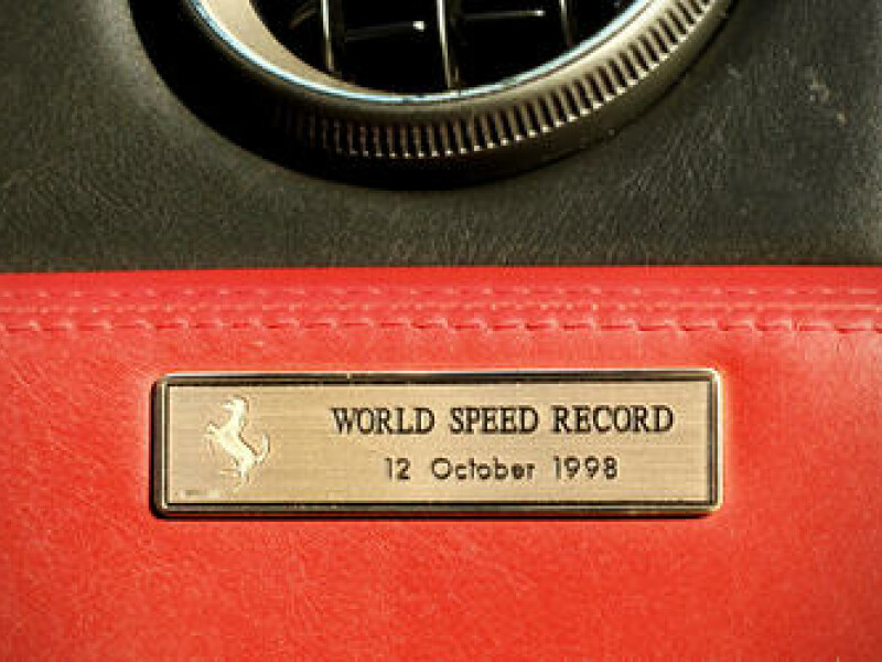 Acest Ferrari rar a stabilit recordul mondial de viteza! Acum a fost scos la vanzare pentru o suma incredibila