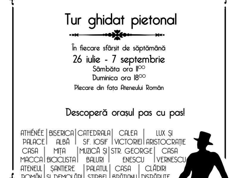 Cu bastonul prin Bucuresti