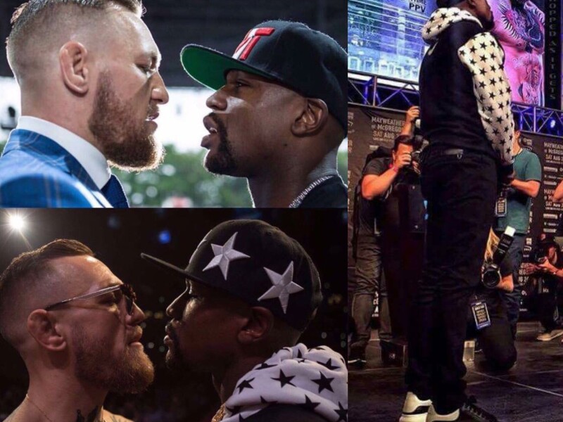 Ce a facut Mayweather dupa ce a vazut fotografia de la prima conferinta de presa cu McGregor