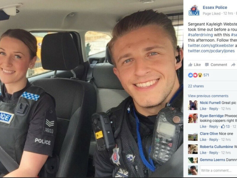 Cea mai sexy patrula de politie din Anglia nu contribuie la scaderea criminalitatii, insa la cresterea ei :)