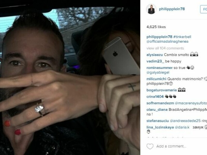 Madalina Ghenea s-a logodit cu Philipp Plein: