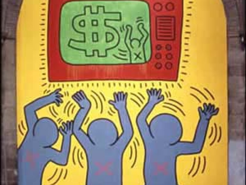 Keith Haring - pictura in ulei