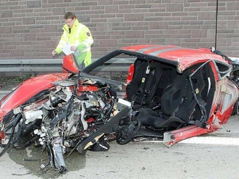 Accident Ferrari F430 - 2