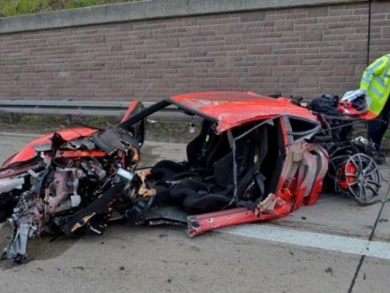 Accident Ferrari F430 - 4