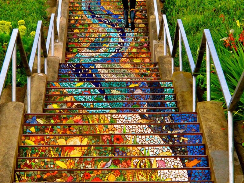 16th Avenue Tiled Steps, San Francisco
