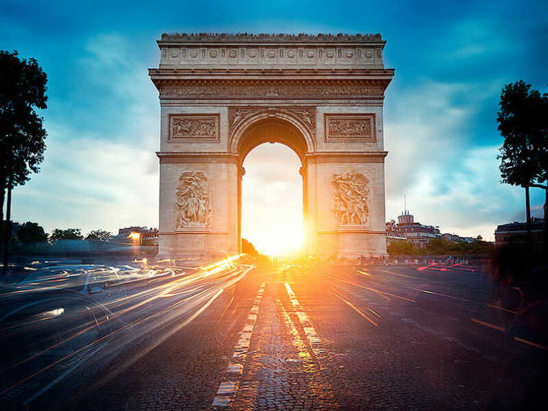 The Arc de Triomphe