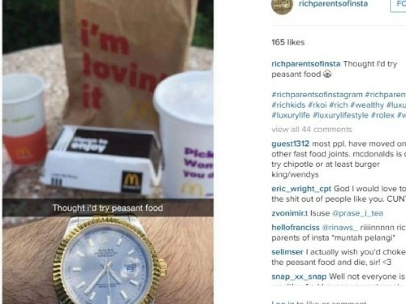 Copiii bogati de pe Instagram au de acum rivali chiar in...parintii lor. A aparut contul Rich Parens of Insta