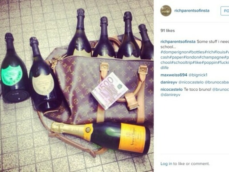 Copiii bogati de pe Instagram au de acum rivali chiar in...parintii lor. A aparut contul Rich Parens of Insta