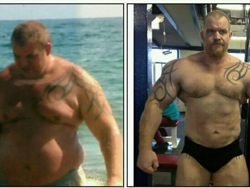 Omul cu cei mai mari bicepsi din Marea Britanie. Mananca 10.000 calorii pe zi si are o masa la fiecare 90 de minute