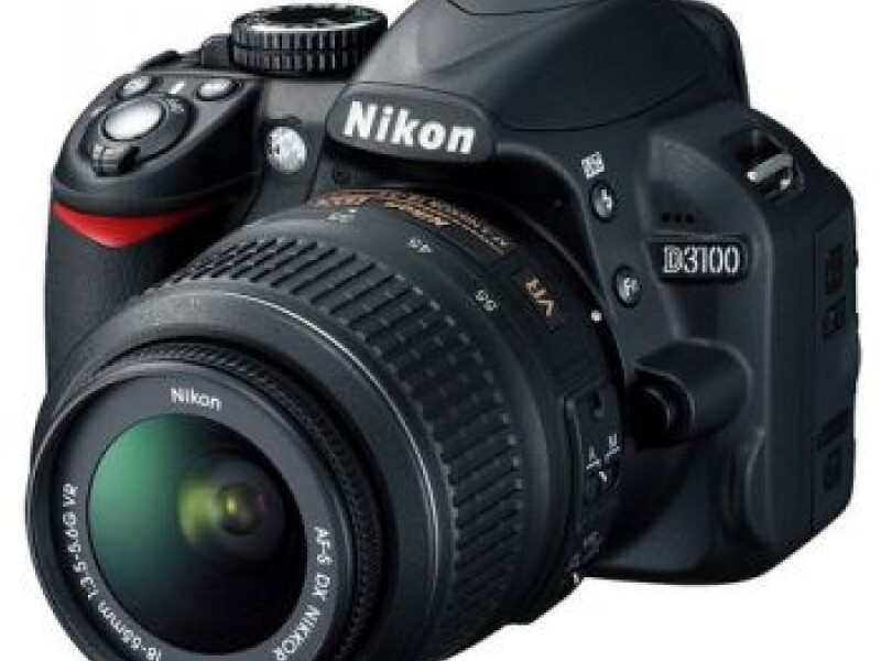 Aparat foto DSLR Nikon D3100, Black + Obiectiv 18-55mm VR