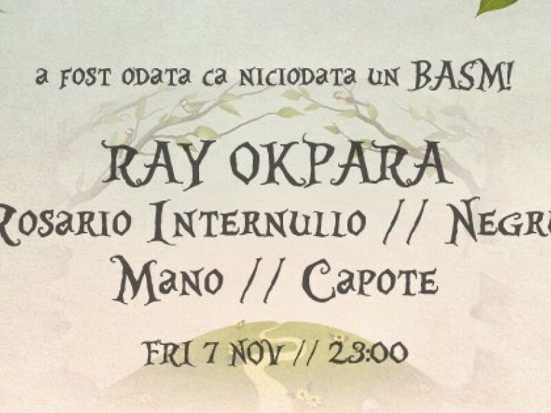 Basm - Ray Okpara, Rosario Internullo, Negru, Mano, Capote - Studio Martin