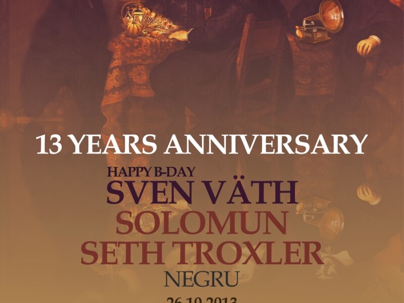 The Mission 13 Years Anniversary - Sven Vath, Seth Troxler, Solomun