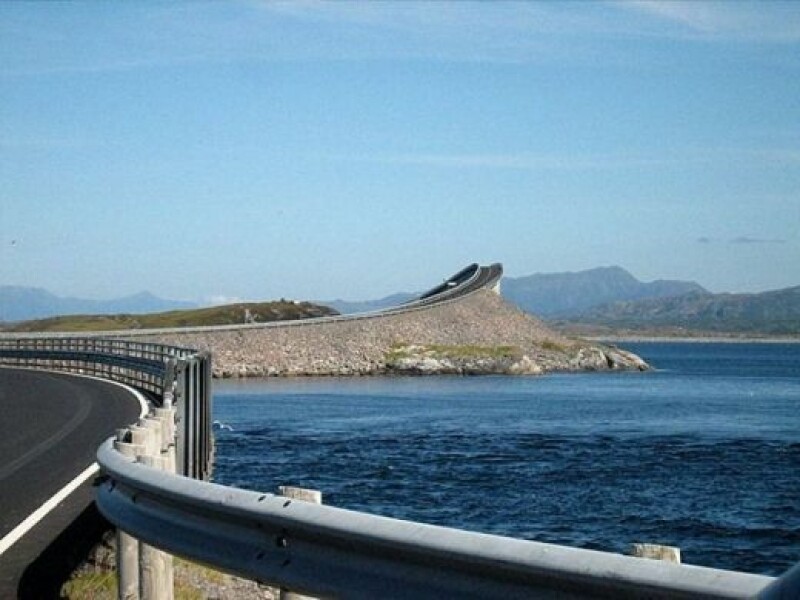 Norvegia, iluzie optica, pod