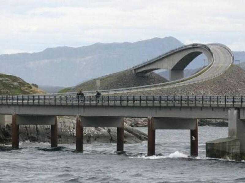 Norvegia, iluzie optica, pod