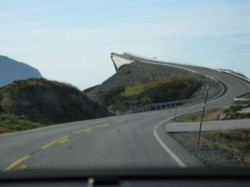 Norvegia, iluzie optica, pod