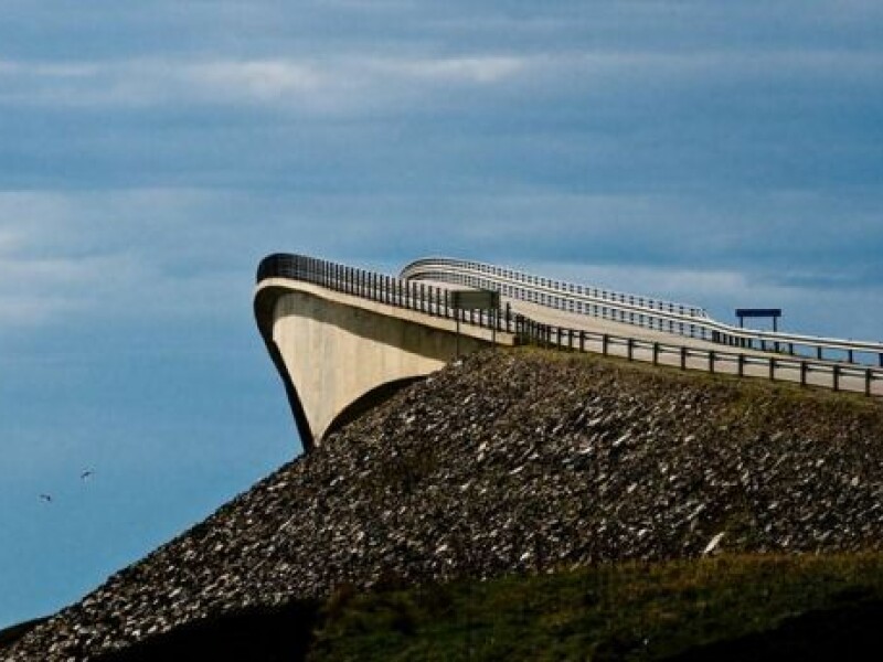 Norvegia, iluzie optica, pod