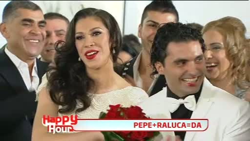 Pepe a spus DA pentru a doua oara in viata. Artistul s-a casatorit cu Raluca Pastrama