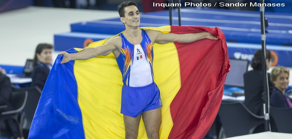 Marian Dragulescu, campion european la sol. A doborat recordul Nadiei Comaneci la titluri continentale: 