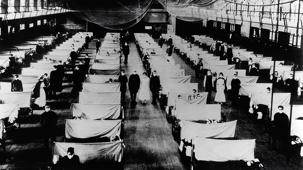 Imagini istorice. Cum arăta lumea în timpul pandemiei de gripă spaniolă din 1918 - Imaginea 13