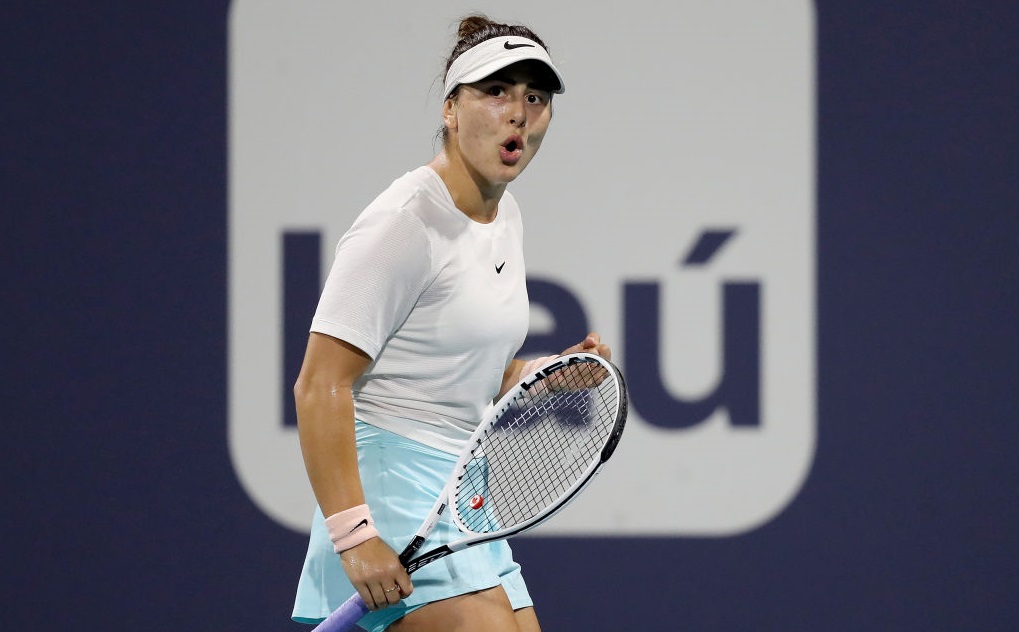 VIDEO. Bianca Andreescu s-a calificat în finala turneului de la Miami