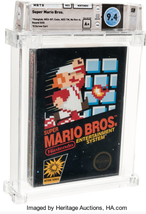 Un joc „Super Mario Bros” a devenit cel mai scump din lume. A fost vândut cu 660.000 de euro