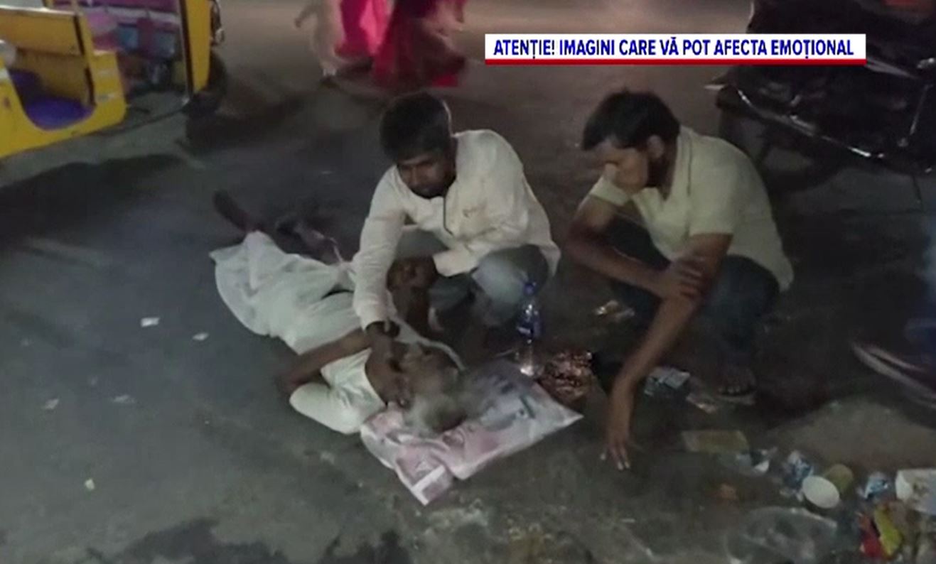 Imagini dramatice din India, unde pacienții COVID mor pe capete din cauza lipsei de oxigen