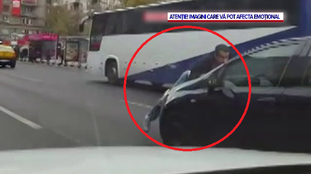 Pedeapsă dură pentru o șoferiță din București care a purtat un bărbat pe capotă acum șapte ani